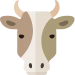 Cow SVG Icon